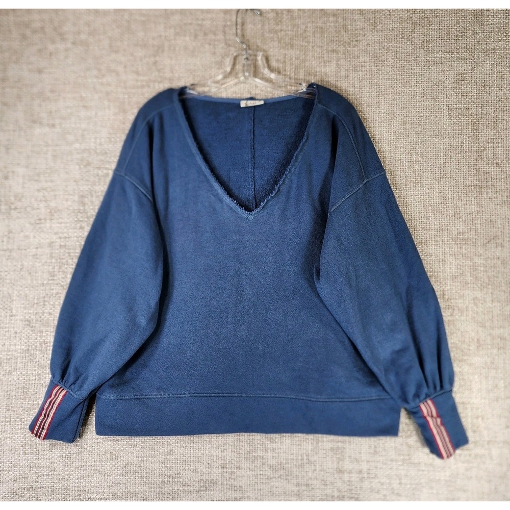 Intimately Free People Oversized Sweatshirt Womens S Blue Lounge Boxy
